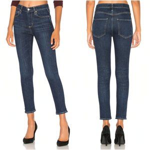 AGOLDE Sophie High Rise Skinny Crop Jeans reverb size 24 stretch 00 0